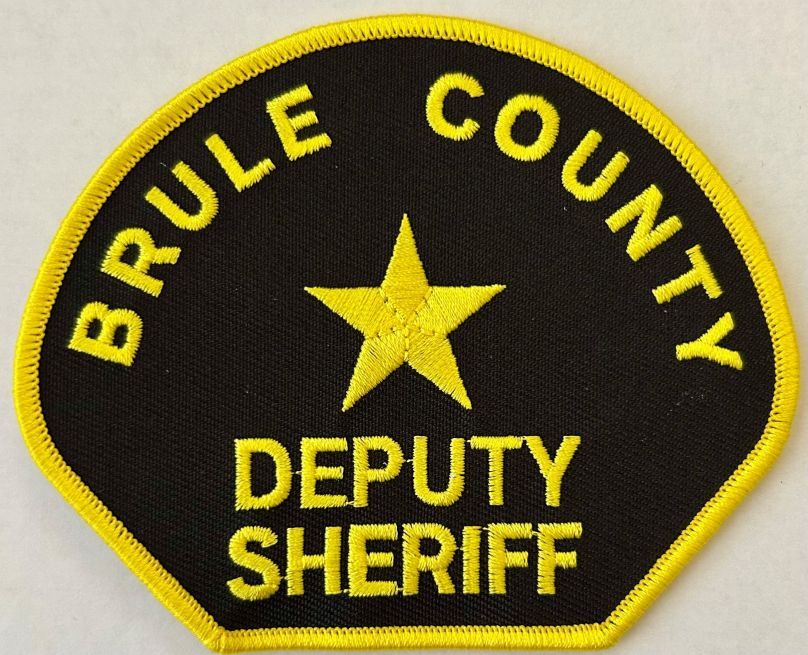 SOUTH DAKOTA - BRULE COUNTY DEPUTY SHERIFF SHOULDER PATCH - SEW ON.